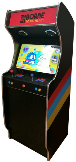 Borne d'arcade debout classique 2 joueurs